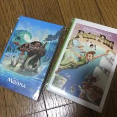 ディズニー　ピーターパン　モアナ　ポストカードブック 一番くじ　ハッピーくじ