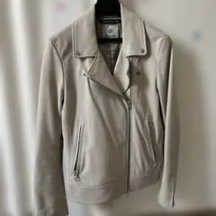 羊革 レザージャケット 白 y2k