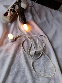 ２点　ナツメ球用ソケット DIY 　押入　トイレ　節電　照明器具　ガレージ