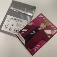 宮侑 クリアカードコレクション ハイキュー 10周年記念展描き下ろし