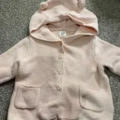 GAP フード付きベビーカーディガン　12-18ヶ月