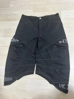 CYBERDOGブラックショートパンツ L/Z3 Y2K