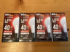 【新品未開封】IRIS OHYAMA LED電球　4個セット　電球色　E26