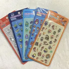正規品 ディズニー ぷくぷくシール 5種類 まとめ売り