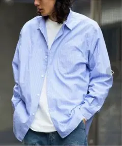 【新品未使用】FREAK'S STORE Mサイズ ルーズ ブロード シャツ