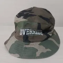 美品　override 迷彩 オーバーライド　バケットハット 58cm 日本製