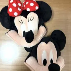 ディズニーランド　ミニーマウス・ミッキーマウス　ファンキャップ　セット