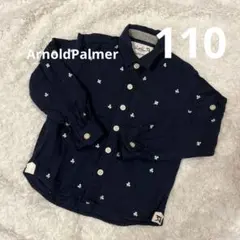 【美品】110 アーノルドパーマー クラシックスタイル長袖シャツ クローバー