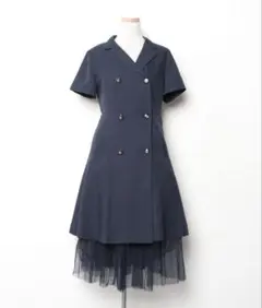 【美品】リランドチュールRirandture半袖ワンピースMフレア