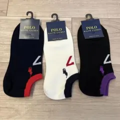 POLO RALPH LAUREN レディース ソックス 3足セット