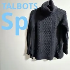 TALBOTS 【SP】ブラック タートルネック ニット おしゃれ