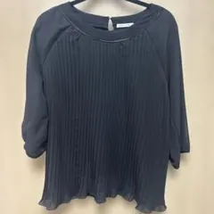 bitter syrup3 Lサイズ 長袖プリーツブラウス