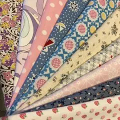 ハギレ10枚　各15×25cm レトロ. ビンテージ. 30's