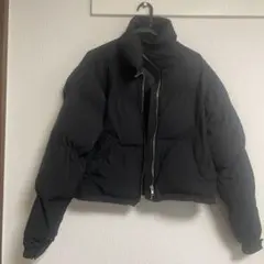 JEANASIS ブラック ショート丈ダウンジャケット