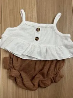 フリル付き　ベビー服　ベビー夏服