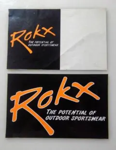 Rokx ロックス 非売品ステッカー 2枚セット