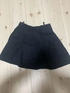 早い者勝ち！キッズ 140 スカパン キュロット 黒 スカートパンツ 冠婚葬祭