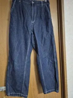 GU ワイドデニム XS