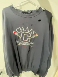 CHAPS グレー トレーナー ダメージ加工のサムネイル