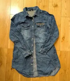 デニムシャツ チュニック Мサイズ