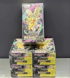 ポケモンカードゲームMEGAドリームexシュリンク付き　5box