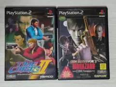 【ps2】タイムクライシス II & ガンサバイバー 2(送料込み)