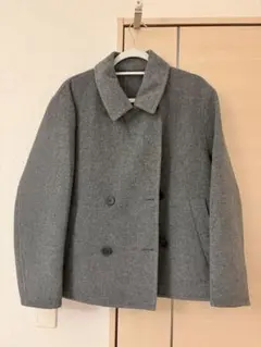 UNIQLO ショートコート グレー XLサイズのサムネイル