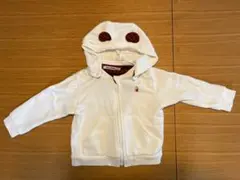 familiar フード付きトレーナー ホワイト