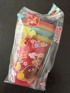 アンパンマン ストローカップ 3個セット JA共済