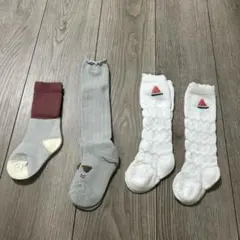 女の子ベビー靴下 4足セット 動物柄 スイカ柄 12～15cm