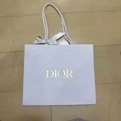 Dior ショップ袋 ホワイト リボン付きのサムネイル