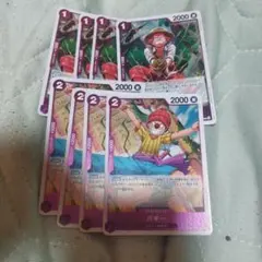 ワンピース バギー　シャンクス トレーディングカードセット