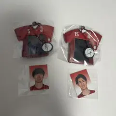 男子バレー ガチャ ユニフォームミニフォトホルダー 甲斐 大塚