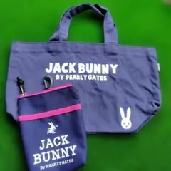 JACK BUNNY トートバッグとポーチ セット