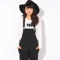 レピピアルマリオ XS 今期  新品タグ付き！ 完売  サロペット  黒