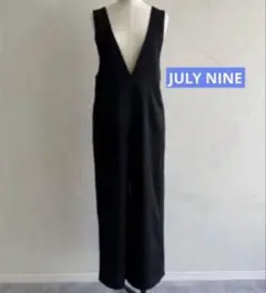 ⭐️最終お値下げ⭐️JULY NINE ブラックオールインワンMサイズ⭐️ お値下げ相談可‼️⭐️JULY NINE ブラックオールインワンMサイズ