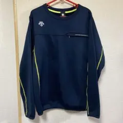 DESCENTE ネイビー 長袖ジャージ L