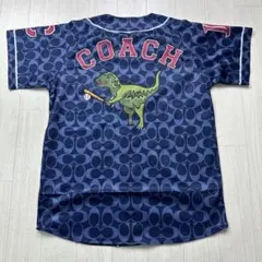 COACH × 西武ライオンズ ユニフォーム L　半袖　ネイビー系 COACH × 西武ライオンズ ユニフォーム L 半袖 ネイビー系 COACH