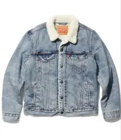 Levi's ボア襟 ライトブルーデニムジャケット