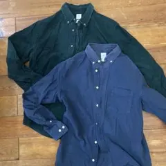 H&M メンズコーデュロイ 長袖シャツ セット