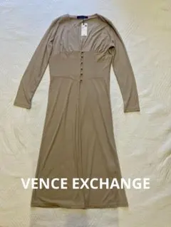【美品】VENCE EXCHANGE M ベージュ長袖 サマーカーディガンのサムネイル