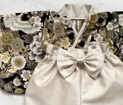 ベビー袴　ハンドメイド　男の子　お食い初め　百日祝い　初節句