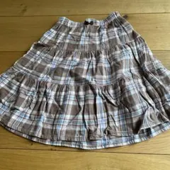 チェックスカート　 120