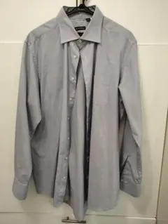 THE SUIT COMPANY 　ストライプ　ブルー　ワイシャツ 44/90