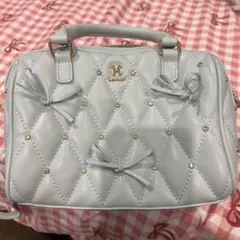 NICE CLAUP リボンビジュー付きキルティングショルダーバッグ オタ活のサムネイル