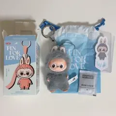 ラブブ LABUBU PIN FOR LOVE イニシャルW