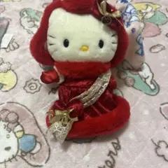 希少✨サンリオ ハローキティ 2000ドール 赤 レトロ ぬいぐるみ ドレス