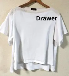 Drawer ドゥロワー　上品な切り替えカットソーのサムネイル