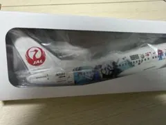日本航空 ミャクミャク仕様「JALガンダムJET」モデルプレーン木製台座