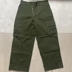 カーゴパンツ オリーブグリーン 4ポケット